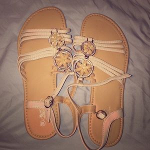 Flowery Sandals